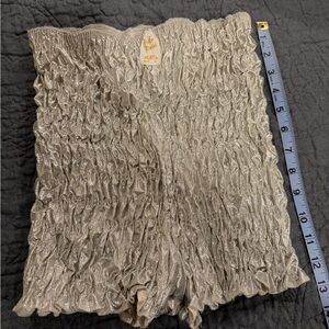 Vintage Malco Modes gathered N25 S Women's Panties petti pants silver metallic